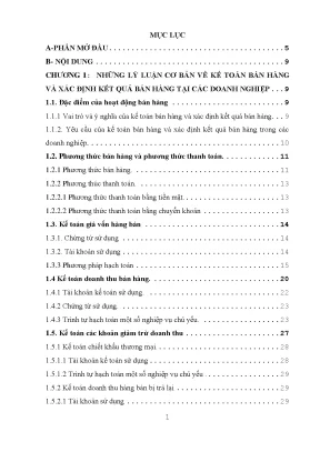 Thực trạng và một số giải pháp góp phần hoàn thiện kế toán bán hàng và xác định kết quả bán hàng tại công ty cp tư vấn và xây dựng tây thành