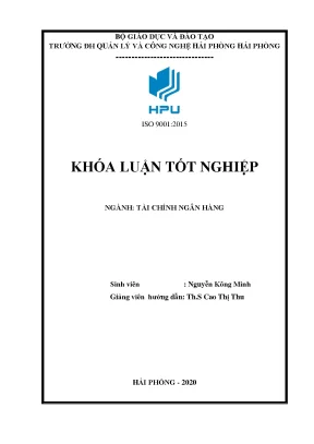 Giải pháp nâng cao chất lượng tín dụng tại ngân hàng tmcp quốc dân chi nhánh hải an hải phòng