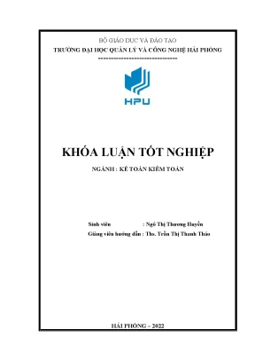 Khóa luận tốt nghiệp hoàn thiện công tác kế toán doanh thu chi phí và xác định kết quả kinh doanh tại công ty tnhh giai lạc
