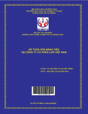 Kế toán vốn bằng tiền tại công ty cổ phần lozi việt nam
