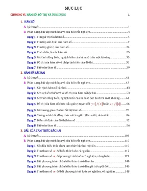 Phân dạng toán 10 đồ thị và ứng dụng