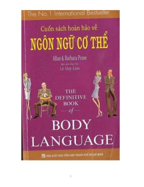 Cuốn sách về nghôn ngữ cơ thể