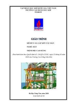 Giáo trình gá lắp kết cấu hàn nghề hàn trình độ cao đẳng