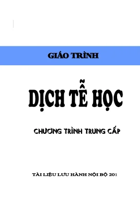 Giáo trình dịch tễ