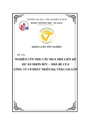 Khóa luận tốt nghiệp kinh doanh quốc tế đề tài nghiên cứu nhu cầu mua nhà liên kế dự án nhơn đức nhà bè của công ty cp phát triển hạ tầng sài gòn