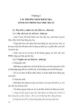Giáo trình phương pháp dạy học địa lí ở trường phổ thông phần 2