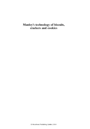 Manleys technology of biscuits crackers and cookies duncan manley