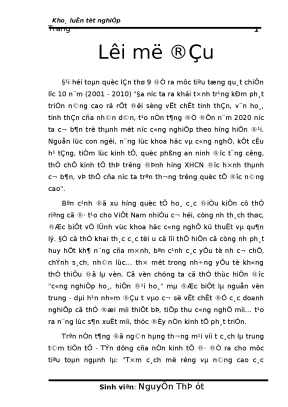 Giải pháp nâng cao chất lượng tín dụng trung dài hạn tại chi nhánh nhno ptnt huyện lâm thao