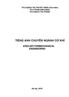 Giáo trình cơ khí 2015 student
