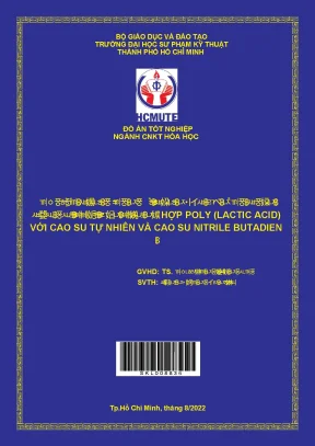 Nghiên cứu hình thái cấu trúc và tính chất của hai loại vật liệu tổ hợp poly lactic acid với cao su tự nhiên và cao su nitrile butadien
