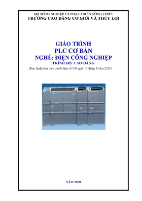 Giáo trình plc cơ bản nghề điện công nghiệp trình độ cao đẳng