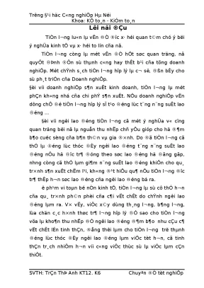 Tổ chức hạch toán tiền lương và các khoản trích theo lương tại công ty sony việt nam 1