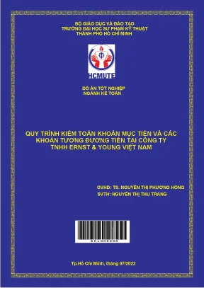 Quy trình kiểm toán khoản mục tiền và các khoản tương đương tiền tại công ty tnhh ernst young việt nam