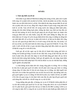 Luận án tiến sĩ chế định ly hôn trong luật hôn nhân và gia đình năm 2014 những vấn đề lý luận và thực tiễn