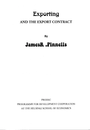 Coursebook j pinnells exporting and the export cont