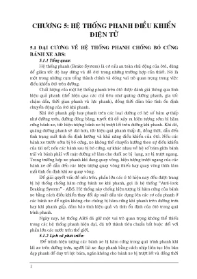Hệ thống phanh abs đầy đủ cho người học