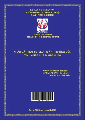 Khảo sát một số ảnh hưởng của các yếu tố lên khả năng chống rung của sản phẩm cao su thiên nhiên
