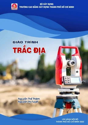Giáo trình trắc địa ngành công nghệ kỹ thuật công trình xây dựng gồm có các chương