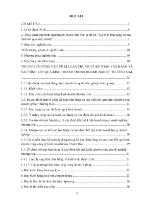 Thực trạng và một số giải pháp góp phần hoàn thiện kế toán bán hàng và xác định kết quả kinh doanh tại công ty kinh doanh than thanh hóa