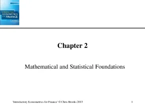 Ch2 mathematical and statistical foundations
