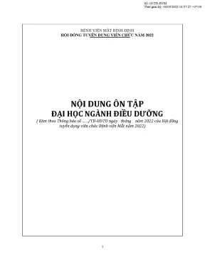 2 1 noi dung on tap dai hoc dieu duong hc