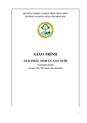 7 ngựa giáo trình giải phẫu sinh lý vật nuôi ok