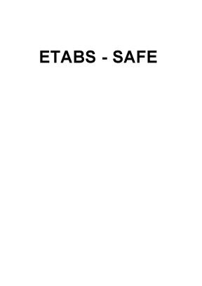 Etabs safe