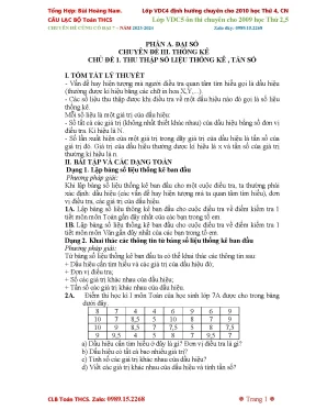 Củng cố toán 7 tập 2