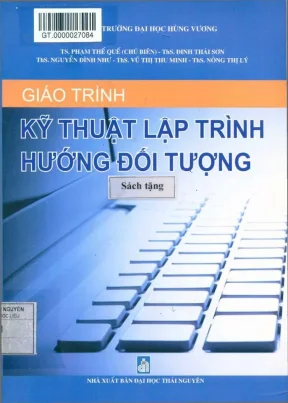 Giáo trình kỹ thuật lập trình hướng đối tượng phần 1