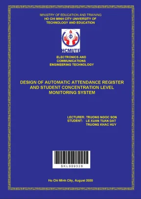 Design of the automatic attendance register and student concentration level monitoring system