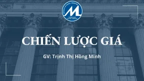 Chiến lược giá các chiến lược định giá điển hình i quy trình định giá