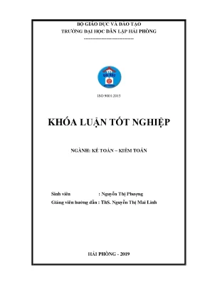 Hoàn thiện công tác kế toán doanh thu chi phí và xác định kết quả kinh doanh tại công ty tnhh sản xuất thương mại vận tải đức anh