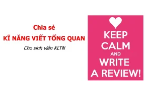 Huong dan viet tong quan sinh viên nghiên cứu khoa học