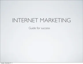 Giáo án internet marketing môn direct marketing