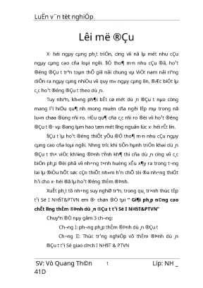 Luận văn tốt nghiệp giải pháp nâng cao chất lượng thẩm định dự án đầu tư tại sở i nhđtptvn