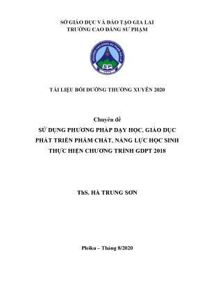 Tài liệu bồi dưỡng thường xuyên tiểu học