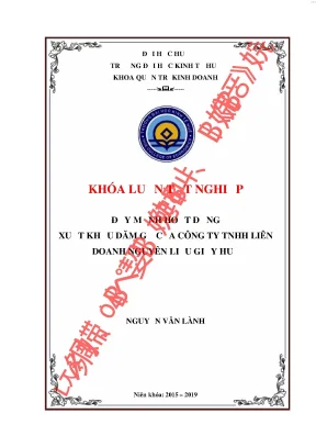 Đẩy mạnh hoạt động xuất khẩu dăm gỗ của công ty tnhh liên doanh nguyên liệu giấy huế