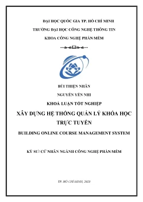 Khóa luận xây dựng hệ thống quản lý khóa học trực tuyến