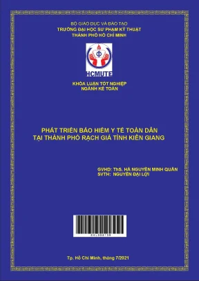 Phát triển bảo hiểm y tế toàn dân tại thành phố rạch giá tỉnh kiên giang