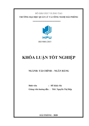 Giải pháp nâng cao chất lượng tín dụng tại ngân hàng thương mại cổ phần việt nam thương tín chi nhánh hải phòng