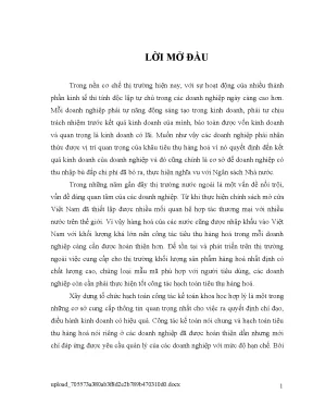 Hoàn thiện kế toán tiêu thụ và xác định kết quả tiêu thụ tại công ty trách nhiệm hữu hạn thương mại thu ngân