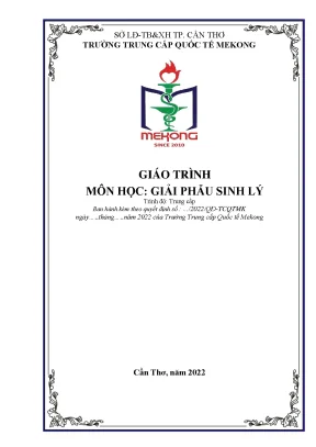 Giáo trình giải phẫu sinh lý trường trung cấp quốc tế mekong
