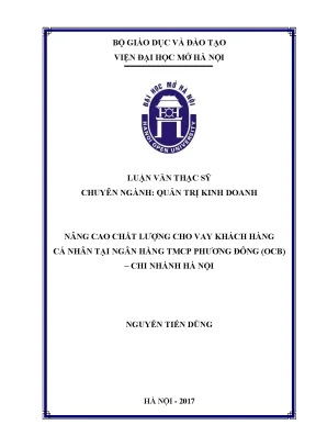 Quản lý vốn đầu tư xây dựng cơ bản cho lĩnh vực thủy lợi trên địa bàn tỉnh vĩnh phúc