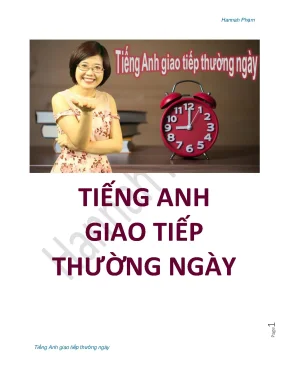 Tiếng anh giao tiếp thường ngày