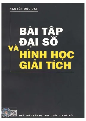 Bài tập đại số và hình học giải tích phần 1