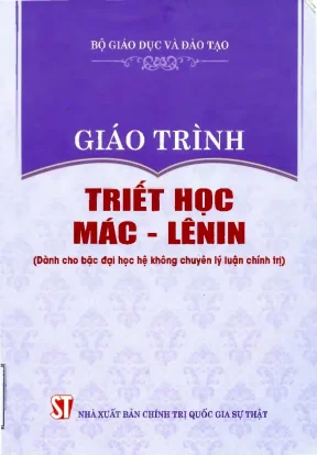 Giáo trình triết học mác lênin dành cho bậc đại học hệ không chuyên lý luận chính trị