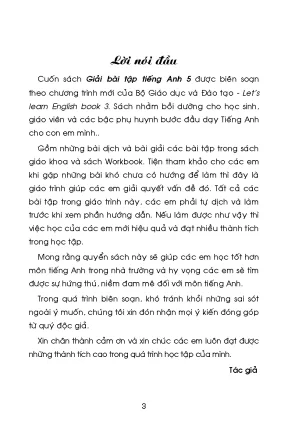 Giải bài tập tiếng anh lớp 5