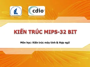 05 kien truc mips 32bit