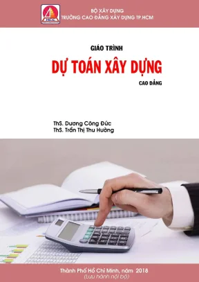 Giáo trình dự toán xây dựng cao đẳng 2018