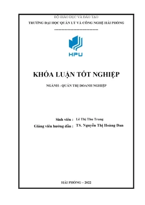 Khóa luận tốt nghiệp chính sách đãi ngộ nhân sự của công ty tnhh thương mại và dịch vụ hàng hải atlantic